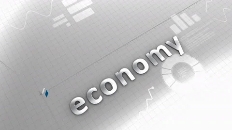 Growing chart Economy, statistic, data, performance. Video stock 53412493