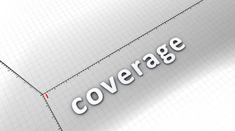 Growing chart graphic animation, Coverage. Stock Footage 39547085