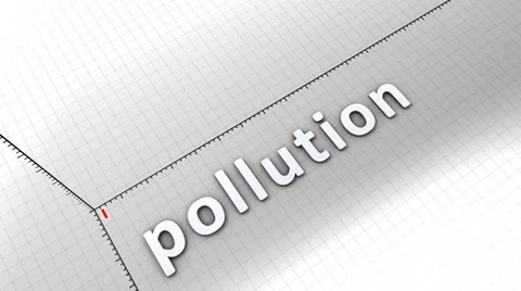 Growing chart graphic animation, Polluti... | Stock Video | Pond5