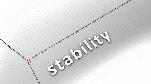 Growing chart graphic animation, Stability. Stock Footage 39367146