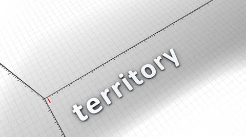 Growing chart graphic animation, Territory. Stock Footage 39367375