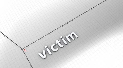 Growing chart graphic animation, Victim. Stock Footage 39367606