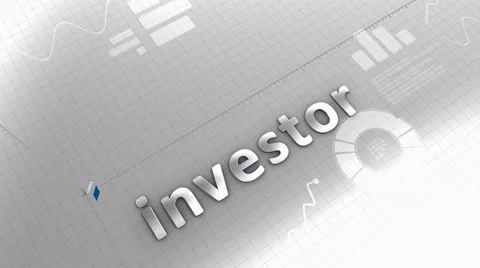 Growing chart Investor, statistic, data, performance. Stock Footage 53403518