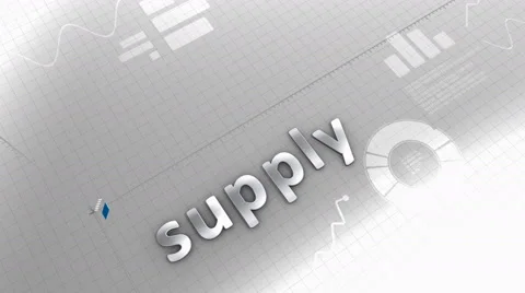 Growing chart, supply, demand, production, source Vidéo 53413495