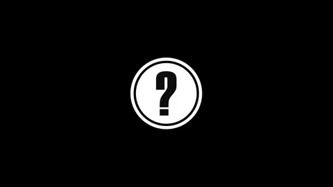 Growing Circle expanding in darkness with question marks representing unkno.. Stock-Footage 342248960