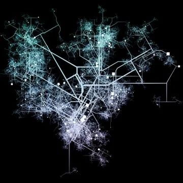 Growing City Illustrazione stock