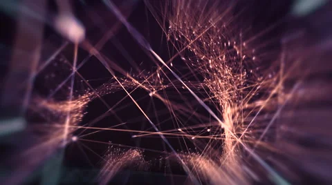 Growing connected dots. Stock Footage 65092239