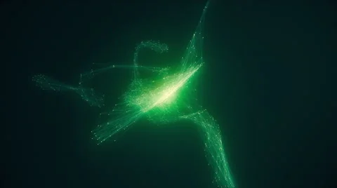 Growing connected dots. Stock-Footage 65096168