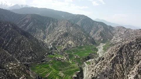 Growing Crops on Mountain Summits Stock Footage 274473938