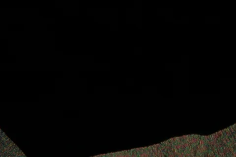 Growing crystal microscope nomarski interference contrast polarizer. Timelapse. Stock Footage 109217084