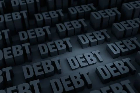 Growing Debt Stock Illustration