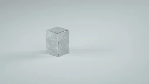 Growing economic glossy white chart graphs 3D render animation Stock Footage 127375434