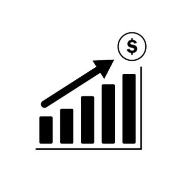 Growing economic symbol. Design vector Stock-Illustration