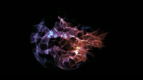 Growing electric pattern Video stock 11279588