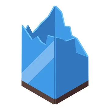 Growing financial chart represented by a mountain range emerging from a blu.. 스톡 일러스트