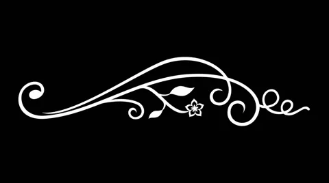 Growing floral element Stock Footage 58467931