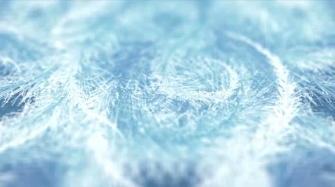 Growing Frost Pattern Macro Clean Stock Footage 57370562