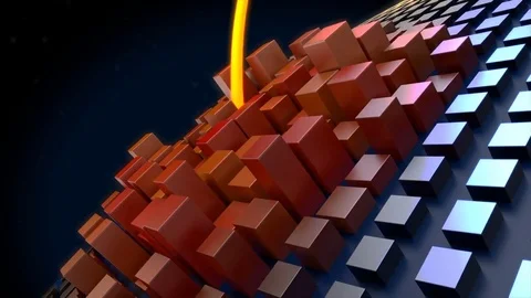 Growing global communication network. Video stock 70331289