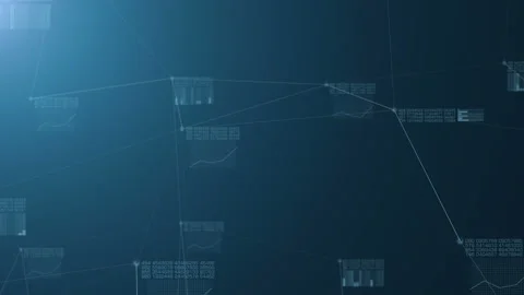 Growing global network and data connections. Stock Footage 91984132