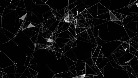 Growing global network and data connections. Seamless loop. Stock Footage 96910687