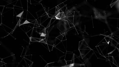 Growing global network and data connections.Depth of field. Seamless loop. Stock Footage 96911045