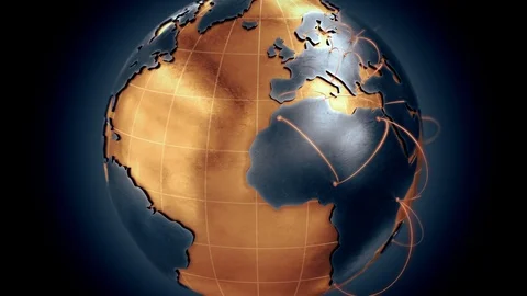 Growing Global Network. Stock Footage 98298424