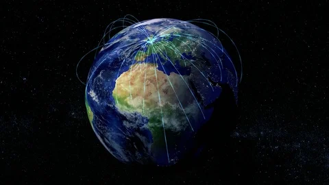 Growing Global Network UK Britain Stock Footage 84320259