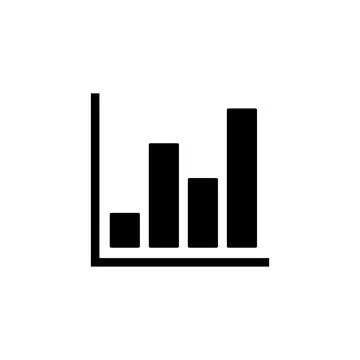 Growing graph Icon. Chart icon. diagram icon Stock Illustration
