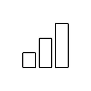 Growing graph Icon. Chart icon. diagram icon Illustrazione stock
