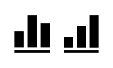 Growing graph icon vector. Chart sign and symbol. diagram icon Illustrazione stock