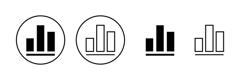 Growing graph icon vector. Chart sign and symbol. diagram icon Illustrazione stock