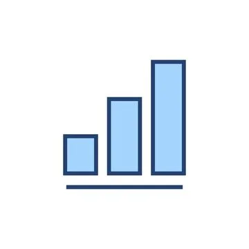 Growing graph icon vector. Chart sign and symbol. diagram icon Illustrazione stock