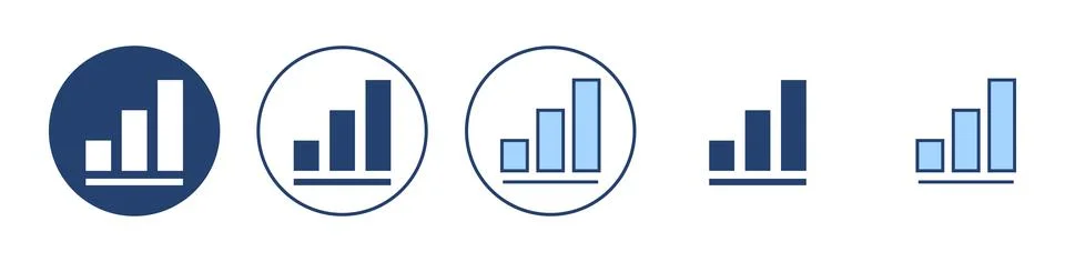 Growing graph icon vector. Chart sign and symbol. diagram icon Illustrazione stock