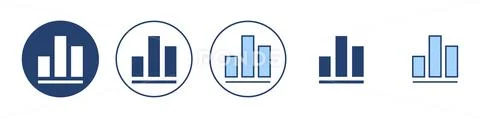 Growing graph icon vector. Chart sign and symbol. diagram icon: Graphic ...