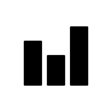 Growing graph icon vector. Chart sign and symbol. diagram icon Illustrazione stock