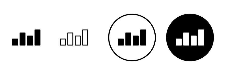 Growing graph icon vector. Chart sign and symbol. diagram icon Illustrazione stock