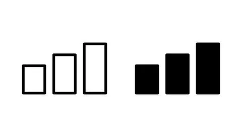 Growing graph icon vector. Chart sign and symbol. diagram icon Illustrazione stock