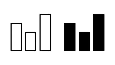 Growing graph icon vector. Chart sign and symbol. diagram icon Illustrazione stock