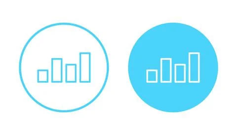 Growing graph icon vector. Chart sign and symbol. diagram icon Illustrazione stock