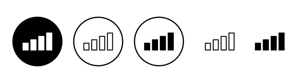 Growing graph icon vector. Chart sign and symbol. diagram icon Stock Illustration
