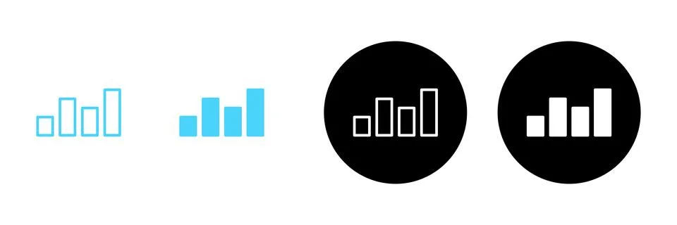 Growing graph icon vector. Chart sign and symbol. diagram icon Illustrazione stock