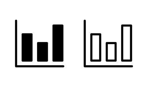Growing graph Icon vector. Chart icon. Graph Icon Stock Illustration