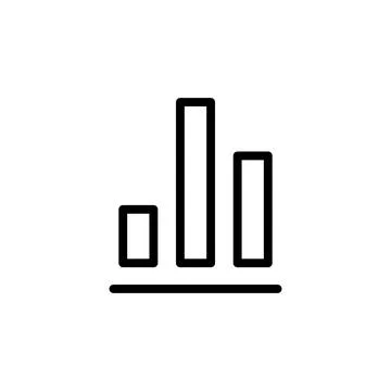 Growing graph Icon vector illustration. Chart sign and symbol. diagram icon Illustrazione stock