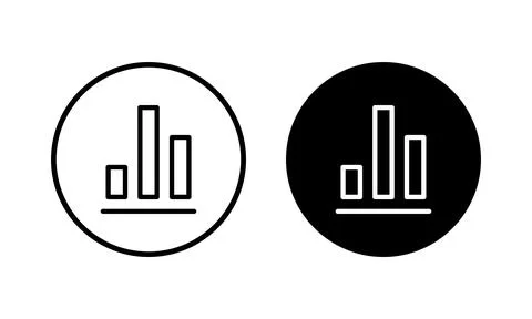 Growing graph Icon vector illustration. Chart sign and symbol. diagram icon Stock Illustration