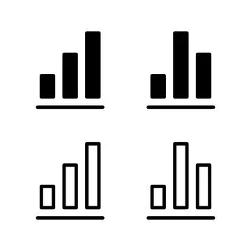 Growing graph Icon vector illustration. Chart sign and symbol. diagram icon Stock Illustration