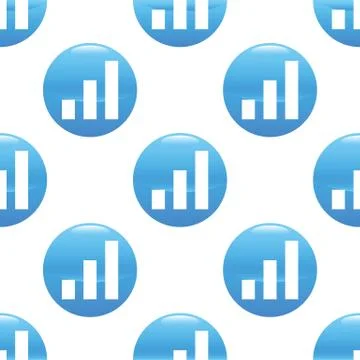 Growing graph sign pattern Stock Illustration