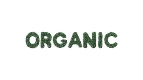 Growing Grass Organic Text Video stock 101447935
