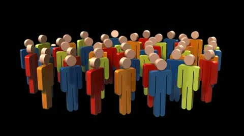 Growing Group Of People Stock Footage 11834852