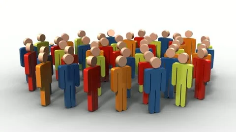 Growing Group Of People Stock Footage 11834872