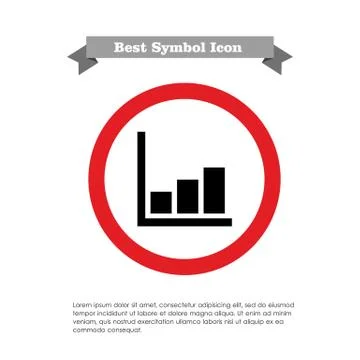 Growing histogram 스톡 일러스트